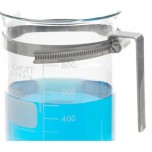Ручка-держатель для стеклянного химического стакана, нержавеющая сталь 18/10, D=80/100 (8993)