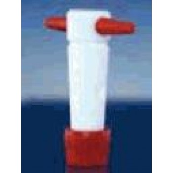 купить Ключ пластиковый PTFE с резьбой, отверстие 2,5 мм, NS 14,5, 3-ступенчатый стопор (Кат. 286220407) цена