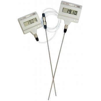 купить Лабораторный электронный термометр ЛТ-300 (−50…+200 oС), датчик с тефлоновым покрытием L=250 мм цена