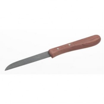 купить Нож с деревянной рукояткой, нержавеющая сталь L=180 l=85 (12220) цена