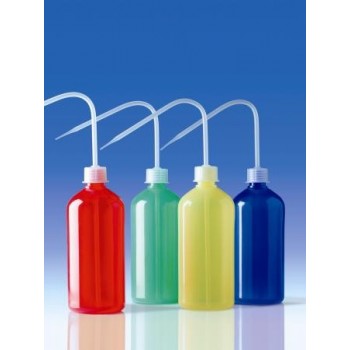 купить Промывалка цветная, 250 мл, красная, пластиковая PE-LD (132603) 5 шт/уп. цена