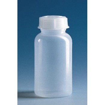 купить Бутылка широкогорлая, 100 мл, пластиковая PE-LD, с завинчивающейся крышкой PE-LD (139493) (Vitlab) цена