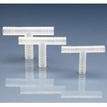 Соединитель Т-образный для шлангов с внутр. диам. 6-7 мм, пластиковый PP (80461) (Vitlab)