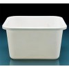 цена Ванна пластиковая с крышкой PP, 17 л, белый, квадратный (43610) (Vitlab) купить