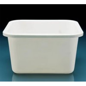 купить Ванна пластиковая с крышкой PP, 17 л, белый, квадратный (43610) (Vitlab) цена