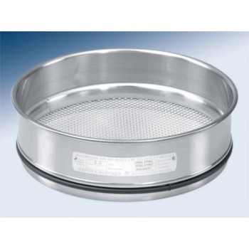 купить Сито лабораторное металлическое Haver and Boecker, ячейка 0,04 мм, размер 400х65 мм, полотно - ПС, рама - НС (Кат. № 520653) цена