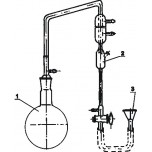 Прибор №1 эфирн. масла методом Клевенджера, без штатива (ГФ 5.184.082) (1767)