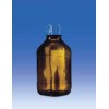 цена Бутылка для диспенсеров из коричневого стекла, 100 мл, GL 28, круглая, с винтовой крышкой, Vitlab (1671505) купить