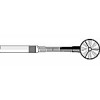 цена Зонд-крыльчатка, D 60 мм, с телескопической рукояткой, для встроенного измерения скорости потока (для testo 445) 0635 9449 купить