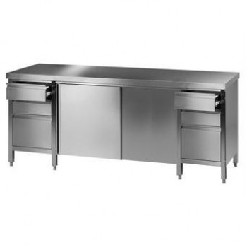 Стол рабочий 5, нержавеющая сталь 18/10 ДхШхВ 2500х750х900 (11403) купить Стол рабочий 5, нержавеющая сталь 18/10 ДхШхВ 2500х750х900 (11403) цена