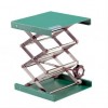 цена Подъемный столик MAXI, алюминий, зеленый цвет, ДхШхВ 200х200х75/400 (11032) купить